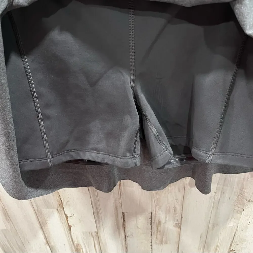 Athleta Match Point Skort Skirt Shorts Tennis Golf Grey Gray